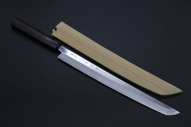 Fu-Rin-Ka-Zan Sakimaru Takohiki FSO-100P Sakimaru Takohiki 300mm (11.8 inch) Fu-Rin-Ka-Zan Limited, FSO-100P Hon Kasumi Blue Steel No.1 Sakimaru Takohiki 300mm (11.8 Inch, Perfectly Mirror Polished Blade, Octagonal Ebonywood Handle)