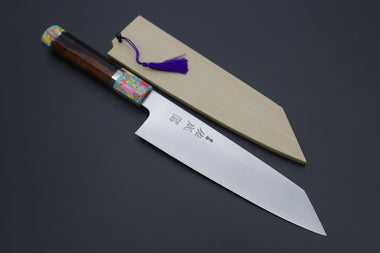 Sukenari Kiritsuke SCL-308 ZDP189 Kiritsuke 210mm (8.2 inch) Custom Limited Edition, Sukenari ZDP-189 Clad Kiritsuke 210mm (8.2 inch, SCL-308)