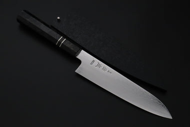 Sukenari Wa Santoku SCL-637 VG-XEOS Wa Santoku 190mm (7.4 inch) Custom Limited Edition, Sukenari VG-XEOS Nickel Damascus Wa Santoku 190mm (7.4 inch, SCL-637)