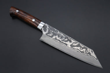 Takeshi Saji Bunka ST-2BI Bunka 180mm (7 inch) / Desert Ironwood Handle Takeshi Saji VG-10 Custom Damascus Wild Series Bunka 180mm (7 inch, Desert Ironwood Handle)