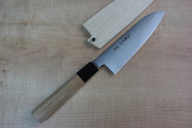 Fu-Rin-Ka-Zan Pure Sweden Stainless Steel Wa Series Wa Santoku 180mm - japanesechefsknife.mom