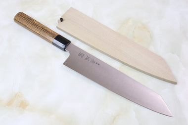 Sukenari ZDP-189 Wa Series Kiritsuke (210mm to 270mm, 3 sizes, Octagonal Bocote Wood Handle with Water Buffalo Horn Ferrule) - japanesechefsknife.mom