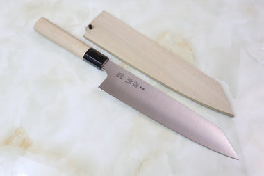 Sukenari ZDP-189 Wa Series Kiritsuke (210mm to 270mm, 3 sizes, Octagonal Magnolia Wood Handle with Water Buffalo Horn Ferrule) - japanesechefsknife.mom