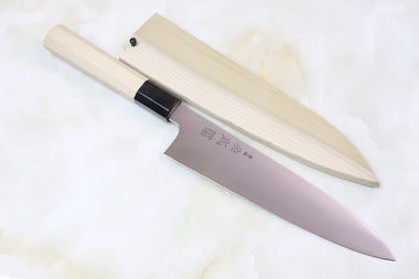 Sukenari ZDP-189 Wa Series Wa Gyuto (210mm to 270mm, 3 sizes, Octagon Shaped Magnolia Wooden Handle) - japanesechefsknife.mom