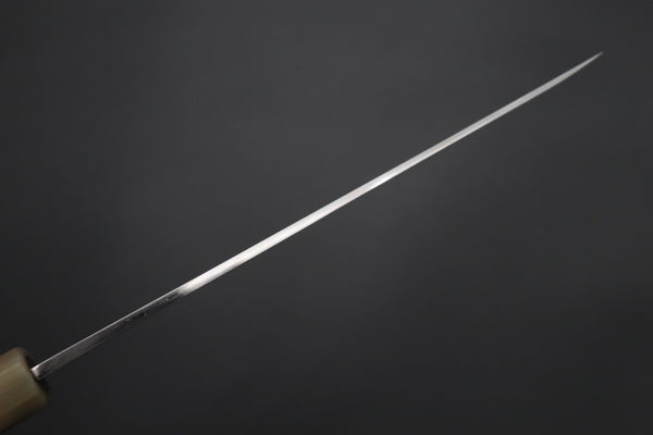 Mizuno Tanrenjo Yanagiba For only Right Handers Mizuno Tanrenjo — Special Orders & Limited Editions Akitada Honyaki White Steel Series - Katana-Hocho 210mm (Single Bevel Edge, Versatile Single Bevel Edge Utility Slicer Knife, 8.2 Inch, MT-8)