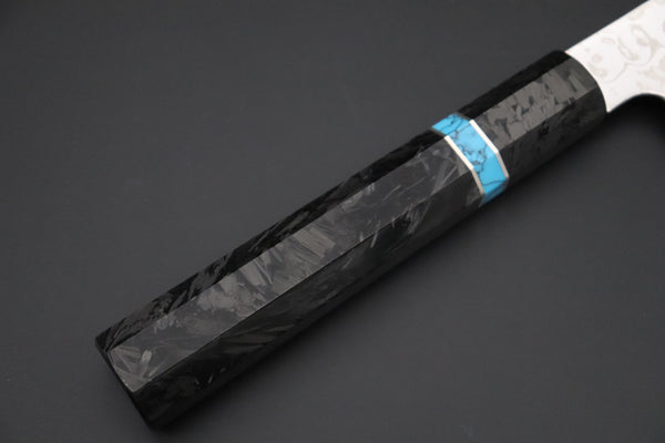 Custom Limited Edition, Sukenari ZDP-189 Nickel Damascus Wa Gyuto 270mm (10.6 inch, SCL-688)