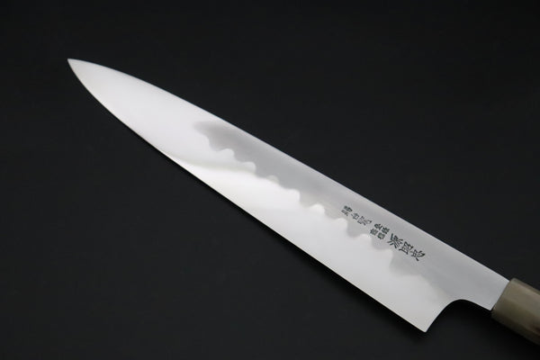 Mizuno Tanrenjo — Special Orders & Limited Editions “尖った Togatta” " Akitada Honyaki White Steel Series - Wa Gyuto (MT-17)