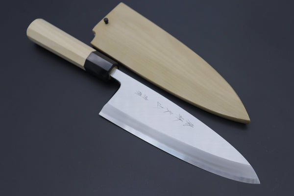 Fu-Rin-Ka-Zan Deba FG-11 Deba 180mm (7.0inch) / Right Handed Fu-Rin-Ka-Zan Hon Kasumi Series Gingami No.3 Deba (Hon Deba, 165mm and 195mm, 3 Sizes)