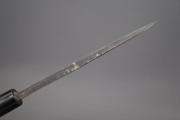 Fu-Rin-Ka-Zan Deba Fu-Rin-Ka-Zan Kurouchi White Steel No.2 Series Deba (Oval Shaped Red-Sandal Wood Handle with Black Pakka Wood Ferrules, 165mm and 180mm)