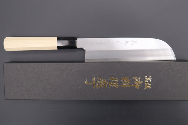 Fu-Rin-Ka-Zan Kama Usuba Fu-Rin-Ka-Zan Hon Kasumi Series Gingami No.3 FG-13 Kama Usuba 180mm (7 Inch)