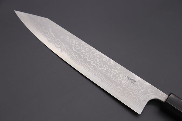 Fu-Rin-Ka-Zan Kiritsuke FASD-8 Kiritsuke Gyuto 240mm (9.4 inch) Fu-Rin-Ka-Zan Aogami Super Custom Damascus Series FASD-8 Kiritsuke Gyuto 240mm (9.4 inch, Octagonal Red-Sandalwood Handle)
