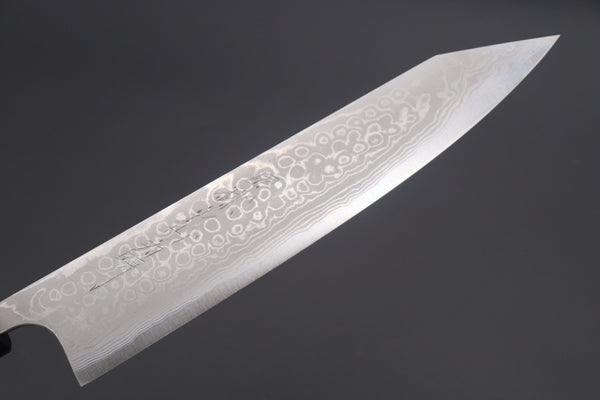 Fu-Rin-Ka-Zan Kiritsuke FASD-8W Kiritsuke Gyuto 240mm (9.4 inch) Fu-Rin-Ka-Zan Aogami Super Custom Damascus Series FASD-8W Kiritsuke Gyuto 240mm (9.4 inch, Octagonal Walnut-Wood Handle)