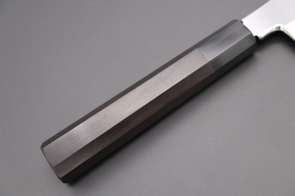 Fu-Rin-Ka-Zan Kiritsuke Fu-Rin-Ka-Zan Limited, (FSO-6E) White Steel No.1 Kiritsuke 270mm (10.6inch, Octagon Shaped Ebonywood Handle)