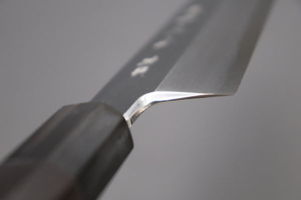 Fu-Rin-Ka-Zan Kiritsuke Fu-Rin-Ka-Zan Limited, (FSO-6E) White Steel No.1 Kiritsuke 270mm (10.6inch, Octagon Shaped Ebonywood Handle)