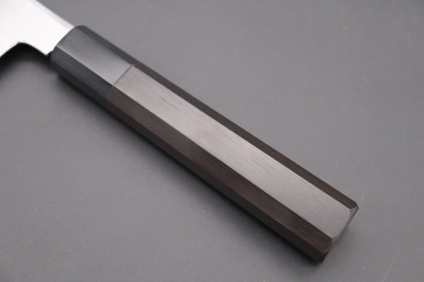 Fu-Rin-Ka-Zan Kiritsuke Fu-Rin-Ka-Zan Limited, (FSO-6E) White Steel No.1 Kiritsuke 270mm (10.6inch, Octagon Shaped Ebonywood Handle)