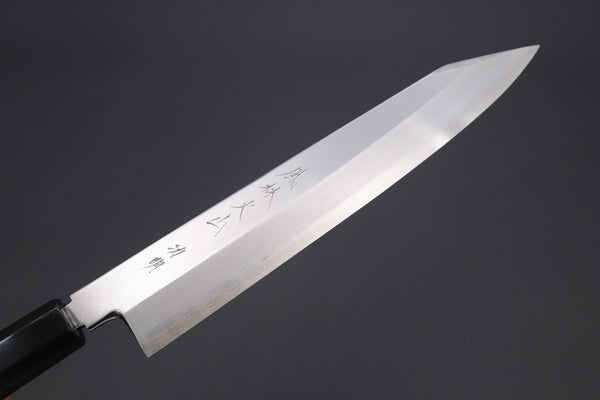 Fu-Rin-Ka-Zan Kiritsuke Fu-Rin-Ka-Zan Limited, (FSO-6E) White Steel No.1 Kiritsuke 270mm (10.6inch, Octagon Shaped Ebonywood Handle)