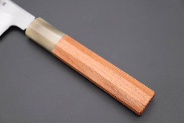 Fu-Rin-Ka-Zan Kiritsuke Fu-Rin-Ka-Zan Limited, (FSO-6SQP) White Steel No.1 Kiritsuke 240mm (9.4inch, Octagon Shaped Quincewood Handle, Mirror Polished Blade)