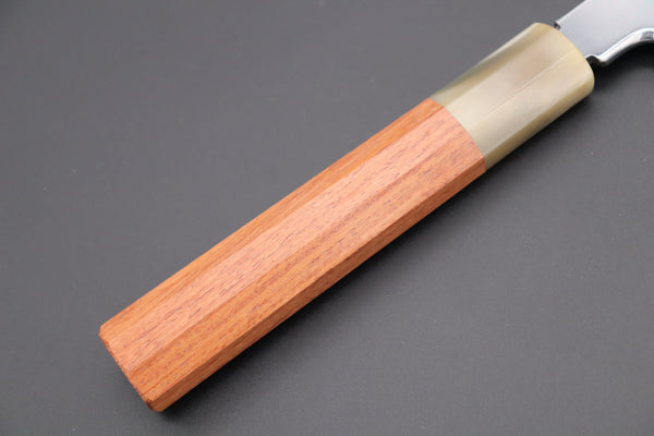 Fu-Rin-Ka-Zan Kiritsuke Fu-Rin-Ka-Zan Limited, (FSO-6SQP) White Steel No.1 Kiritsuke 240mm (9.4inch, Octagon Shaped Quincewood Handle, Mirror Polished Blade)