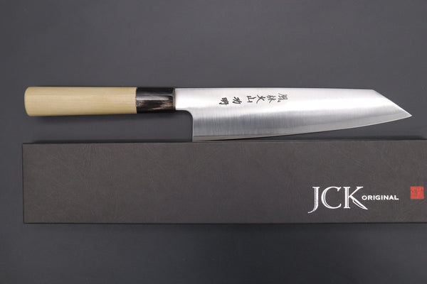 Fu-Rin-Ka-Zan Kiritsuke Fu-Rin-Ka-Zan R-2 Clad Wa Series Kiritsuke (210mm to 270mm, 3 sizes, D-Shaped Magnolia Wood Handle)