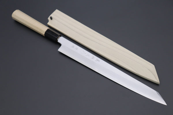 Fu-Rin-Ka-Zan Kiritsuke Yanagiba Fu-Rin-Ka-Zan Hon Kasumi Series Blue Steel No.2 Kiritsuke Yanagiba (240mm to 300mm, 3 Sizes)
