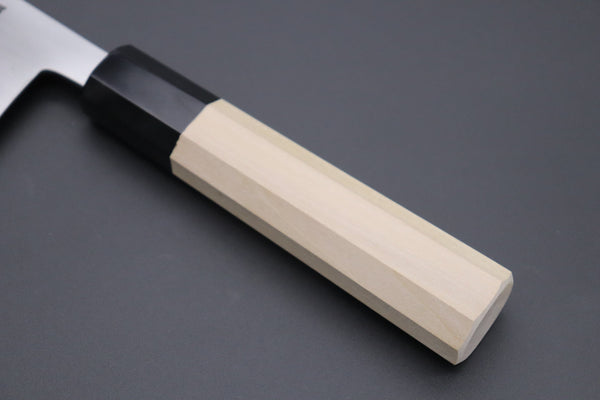 Fu-Rin-Ka-Zan Nakiri FW-10 Nakiri 180mm (Traditional Nakiri Shape 7inch) Fu-Rin-Ka-Zan White Steel No.2 Wa Series FW-10 Nakiri 180mm (Traditional Nakiri Shape, 7inch)