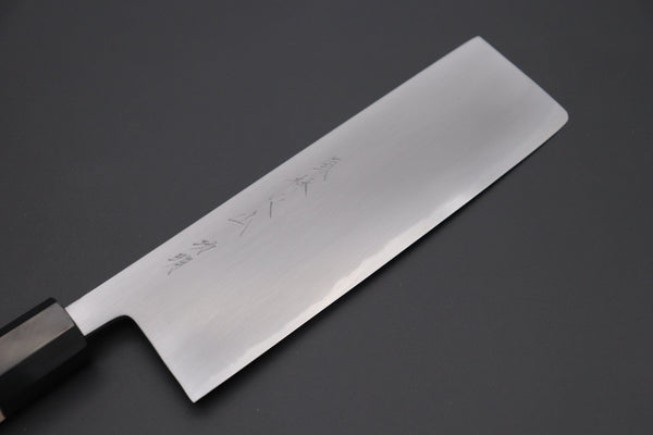 Fu-Rin-Ka-Zan Nakiri FW-10 Nakiri 180mm (Traditional Nakiri Shape 7inch) Fu-Rin-Ka-Zan White Steel No.2 Wa Series FW-10 Nakiri 180mm (Traditional Nakiri Shape, 7inch)