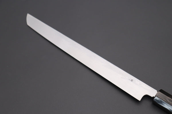 Fu-Rin-Ka-Zan Sakimaru Takohiki Fu-Rin-Ka-Zan Limited, FSO-13K Blue Steel No.1 Suminagashi Sakimaru Takohiki 270mm (10.6 inch, Quince Wood Handle)