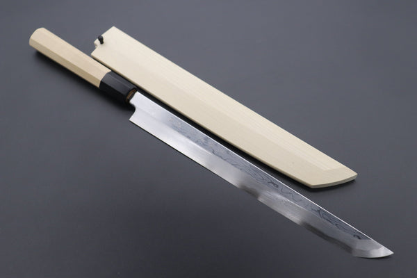 Fu-Rin-Ka-Zan Sakimaru Takohiki Fu-Rin-Ka-Zan Limited, FSO-13M Blue Steel No.1 Suminagashi Sakimaru Takohiki 270mm (10.6 inch)