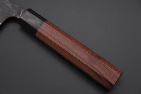 Fu-Rin-Ka-Zan Wa Gyuto Fu-Rin-Ka-Zan Aogami Super Kurouchi Series Wa Gyuto (180mm to 240mm, 3 sizes, Octagon Shaped Red-Sandal Wood Handle)