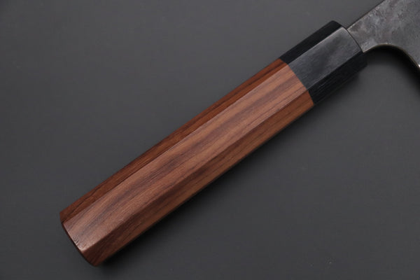 Fu-Rin-Ka-Zan Wa Gyuto Fu-Rin-Ka-Zan Aogami Super Kurouchi Series Wa Gyuto (180mm to 240mm, 3 sizes, Octagon Shaped Red-Sandal Wood Handle)