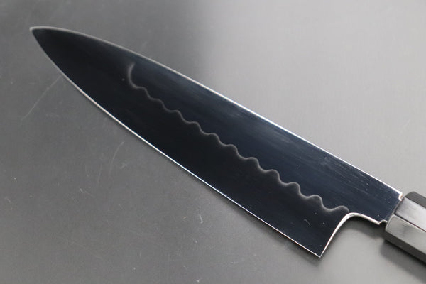 Fu-Rin-Ka-Zan Wa Gyuto Fu-Rin-Ka-Zan Limited, FSO-92 Honyaki White Steel No.3 Wa Gyuto 210mm (8.2 inch, Perfectly Mirror Polished Blade, Octagonal Ebonywood Handle)