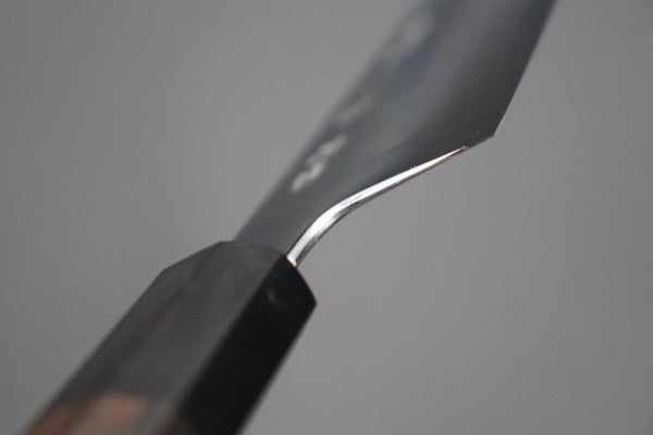 Fu-Rin-Ka-Zan Wa Gyuto Fu-Rin-Ka-Zan Limited, FSO-92 Honyaki White Steel No.3 Wa Gyuto 210mm (8.2 inch, Perfectly Mirror Polished Blade, Octagonal Ebonywood Handle)