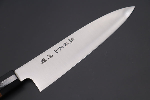 Fu-Rin-Ka-Zan Wa Gyuto Fu-Rin-Ka-Zan R-2 Clad Wa Series Wa Gyuto (210mm to 270mm, 3 sizes, Octagon Shaped Bocote Wood Handle)