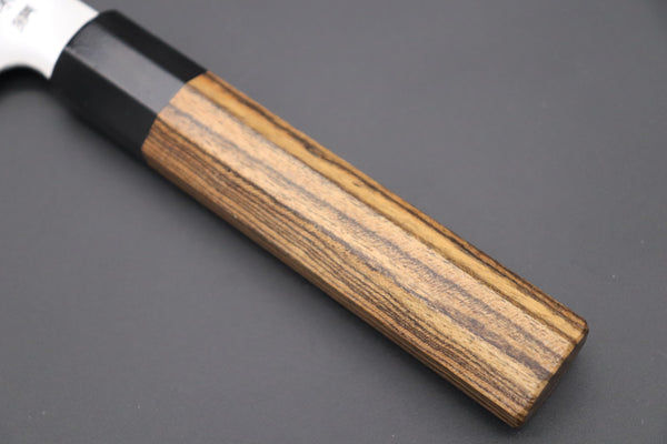 Fu-Rin-Ka-Zan Wa Gyuto Fu-Rin-Ka-Zan R-2 Clad Wa Series Wa Gyuto (210mm to 270mm, 3 sizes, Octagon Shaped Bocote Wood Handle)