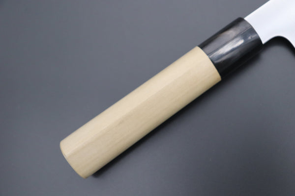Fu-Rin-Ka-Zan Wa Gyuto Fu-Rin-Ka-Zan R-2 Clad Wa Series Wa Gyuto 270mm (10.6 Inch, D-Shaped Magnolia Wood Handle)