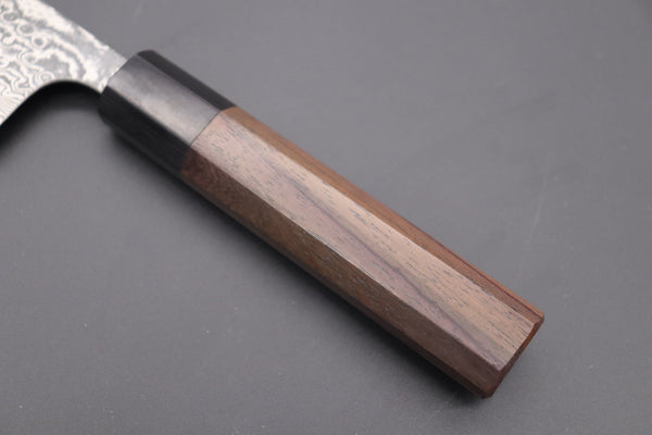 Fu-Rin-Ka-Zan Wa Gyuto Fu-Rin-Ka-Zan R-2 Damascus Wa Series Wa Gyuto (180mm to 240mm, 3 sizes, Octagon Shaped Red-Sandalwood Handle)