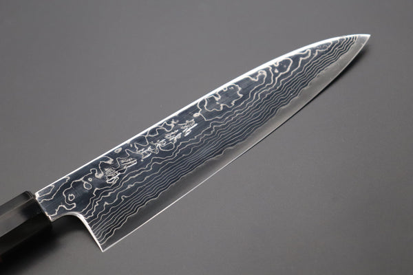 Fu-Rin-Ka-Zan Wa Gyuto Fu-Rin-Ka-Zan R-2 Damascus Wa Series Wa Gyuto (210mm to 270mm, 3 sizes, Octagonal Bocote Wood Handle)