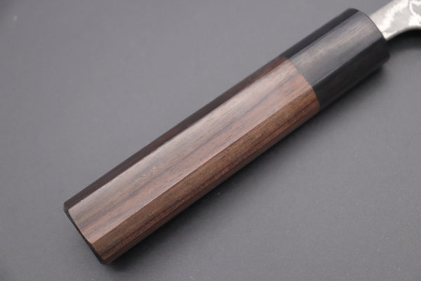 Fu-Rin-Ka-Zan Wa Petty Fu-Rin-Ka-Zan R-2 Damascus Wa Series Wa Petty (120mm and 150mm, 2 sizes, Octagon Shaped Red-Sandalwood Handle)