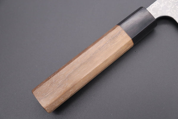 Fu-Rin-Ka-Zan Wa Santoku FASD-3W Wa Santoku165mm(6.4inch) Fu-Rin-Ka-Zan Aogami Super Custom Damascus Series FASD-3W Wa Santoku 165mm (6.4 inch, Octagonal Walnut Wood Handle)