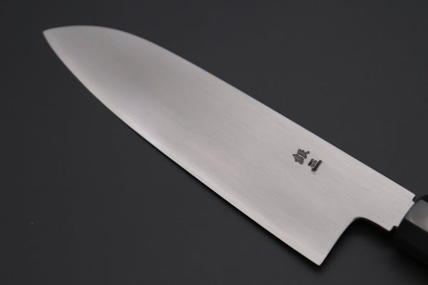 Fu-Rin-Ka-Zan Wa Santoku FG- Wa Santoku Fu-Rin-Ka-Zan Hon Kasumi Gingami No.3 FG3-2 Wa Santoku 180mm (7 Inch, Double Bevel Edge)