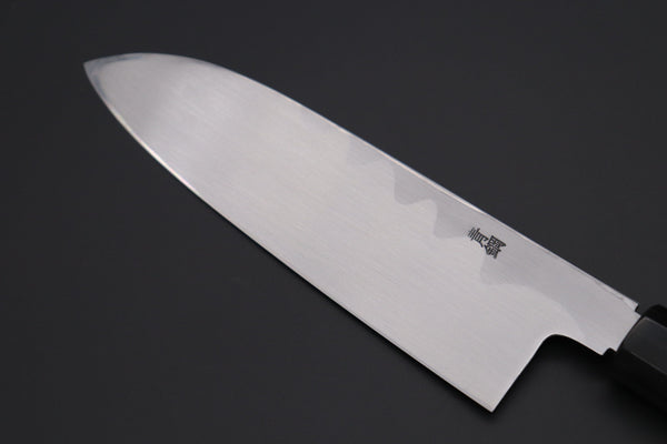 Fu-Rin-Ka-Zan Wa Santoku FBS-2 Wa Santoku 180mm (7inch) / Right Handed Fu-Rin-Ka-Zan Hon Kasumi Series FBS-2 Blue Steel No.2 Wa Santoku 180mm (7inch) (Single Bevel Edge)