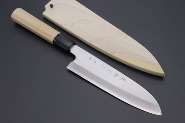 Fu-Rin-Ka-Zan Wa Santoku FG-15 Wa Santoku 180mm (7inch) / Right Handed Fu-Rin-Ka-Zan Hon Kasumi Series Gingami No.3 FG-15 Wa Santoku 180mm (7inch, Single Bevel Edge)