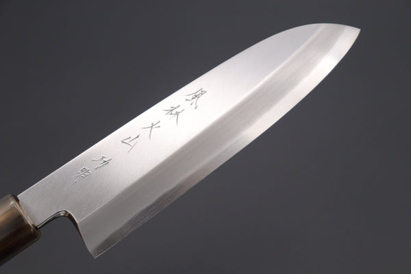 Fu-Rin-Ka-Zan Wa Santoku FG-15 Wa Santoku 180mm (7inch) / Right Handed Fu-Rin-Ka-Zan Hon Kasumi Series Gingami No.3 FG-15 Wa Santoku 180mm (7inch, Single Bevel Edge)
