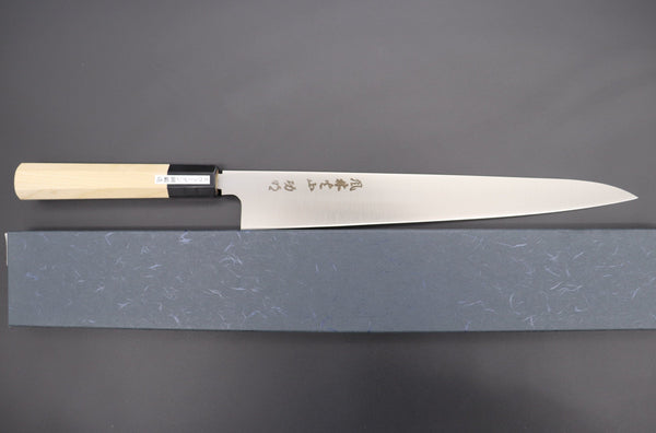 Fu-Rin-Ka-Zan Wa Sujihiki Fu-Rin-Ka-Zan Limited, Sweden Stainless Steel Wa Series “Hammer Forged” Wa Sujihiki (300mm or 330mm, 2 sizes)