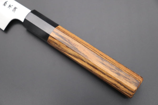 Fu-Rin-Ka-Zan Wa Sujihiki Fu-Rin-Ka-Zan R-2 Clad Wa Series Wa Sujihiki 270mm (10.6 Inch, Octagon Shaped Bocote Wood Handle)