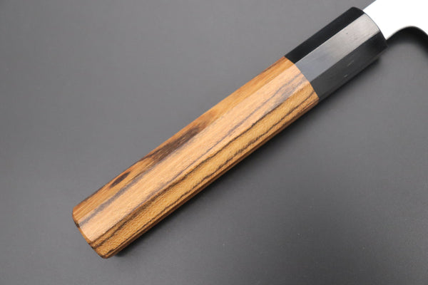 Fu-Rin-Ka-Zan Wa Sujihiki Fu-Rin-Ka-Zan R-2 Clad Wa Series Wa Sujihiki 270mm (10.6 Inch, Octagon Shaped Bocote Wood Handle)