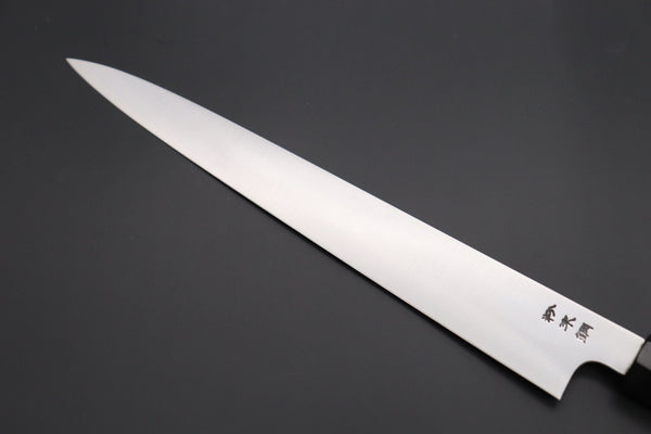 Fu-Rin-Ka-Zan Wa Sujihiki Fu-Rin-Ka-Zan R-2 Clad Wa Series Wa Sujihiki 270mm (10.6 Inch, Octagon Shaped Bocote Wood Handle)