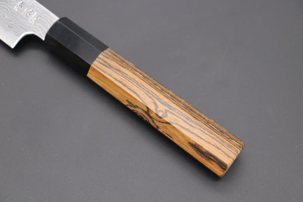 Fu-Rin-Ka-Zan Wa Sujihiki Fu-Rin-Ka-Zan R-2 Damascus Wa Series Wa Sujihiki (240mm and 270mm, Octagon Shaped Bocote Wood Handle)