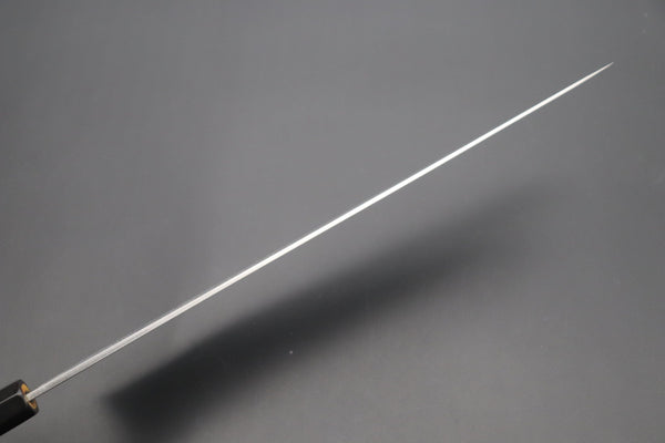 Fu-Rin-Ka-Zan Wa Sujihiki FRYP-50 Wa Sujihiki 270mm (10.6 inch) Fu-Rin-Ka-Zan YUTAKA 豊佳 Series R-2 Damascus Edition FRYP-50 Wa Sujihiki 270mm (10.6 inch, Sunny Yellow Color Stabilized Maple Burl Wood Handle)