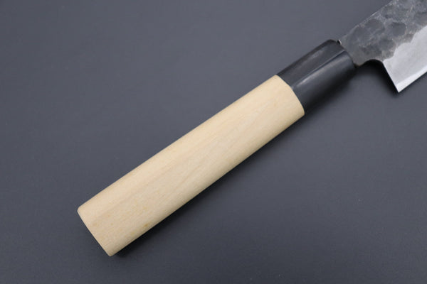 Fu-Rin-Ka-Zan Yanagiba Fu-Rin-Ka-Zan Kurouchi White Steel No.2 Series Yanagiba (D Shaped Magnolia Wood Handle with Water Buffalo Ferrules, 240mm to 300mm, 3 sizes)